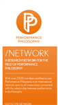Mobile Screenshot of performancephilosophy.org